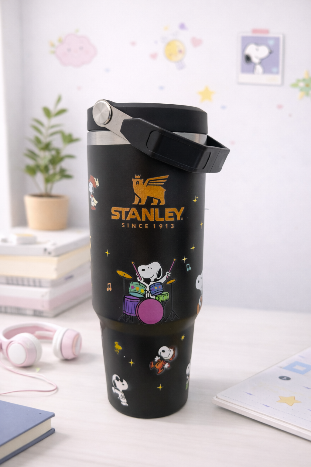 Vaso Térmico Kawaii Snoopy (Tipo Stanley)