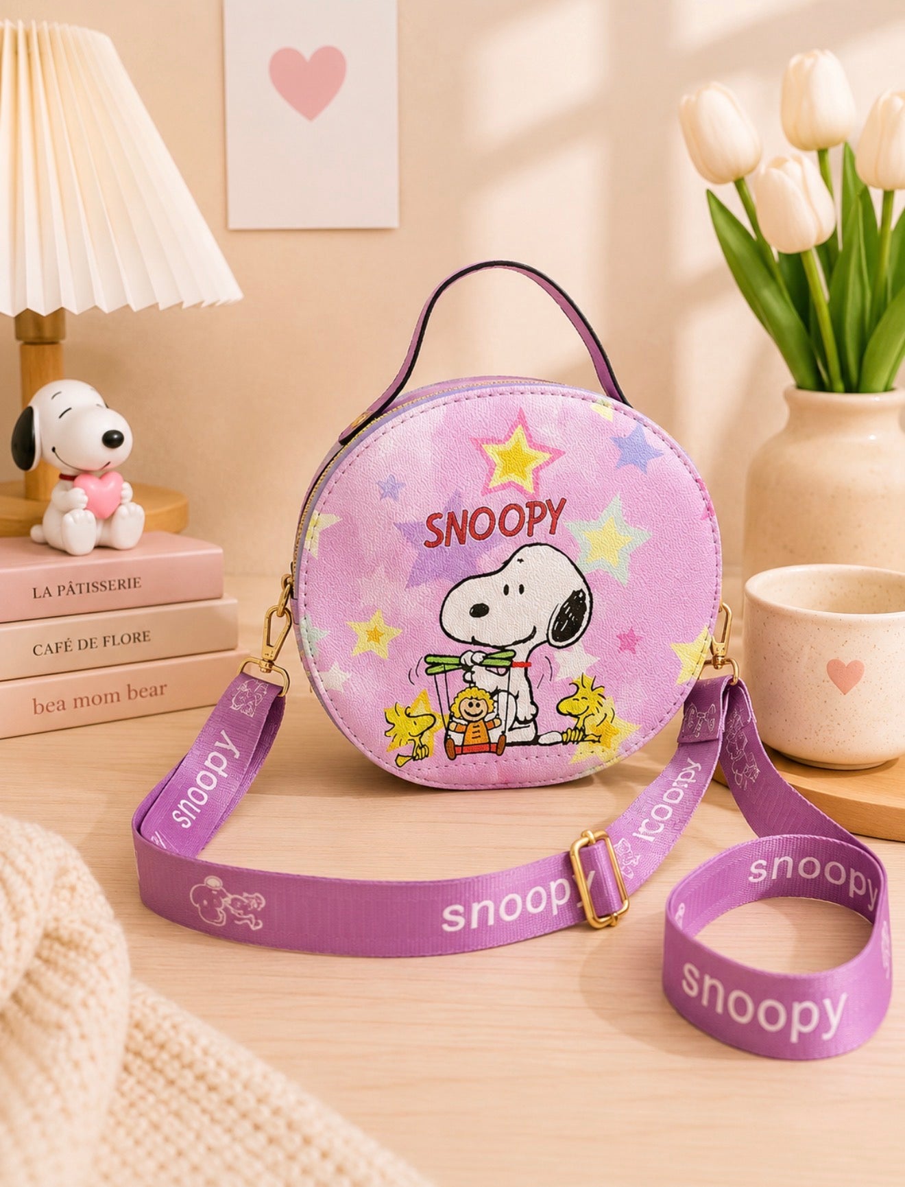 Carteras Redondas Snoopy