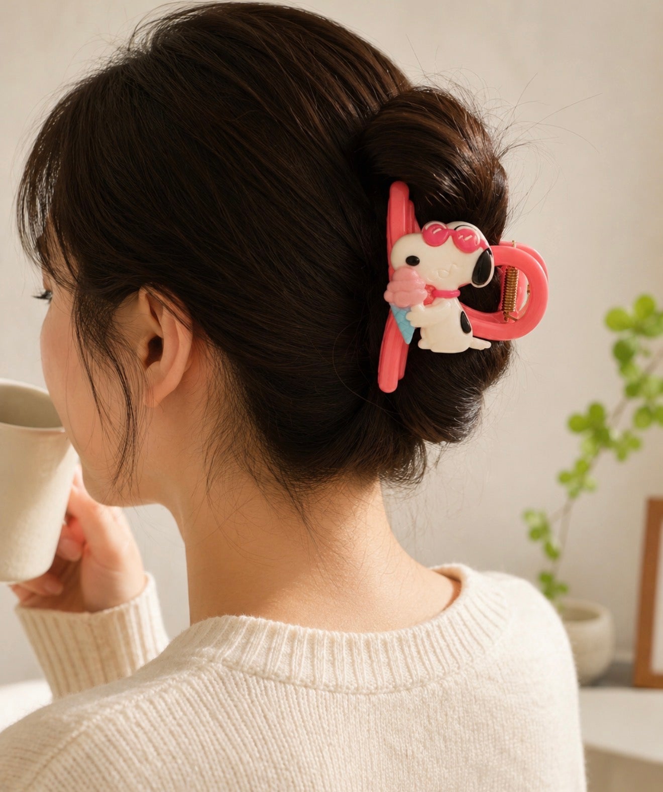 Gancho para Cabello Snoopy – Diseño Kawaii