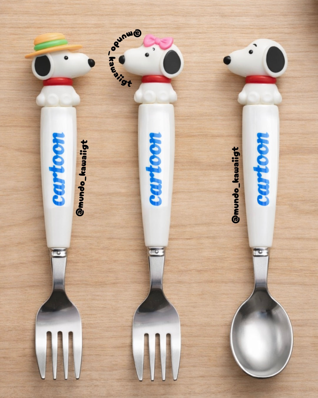 Set de Cubiertos Snoopy