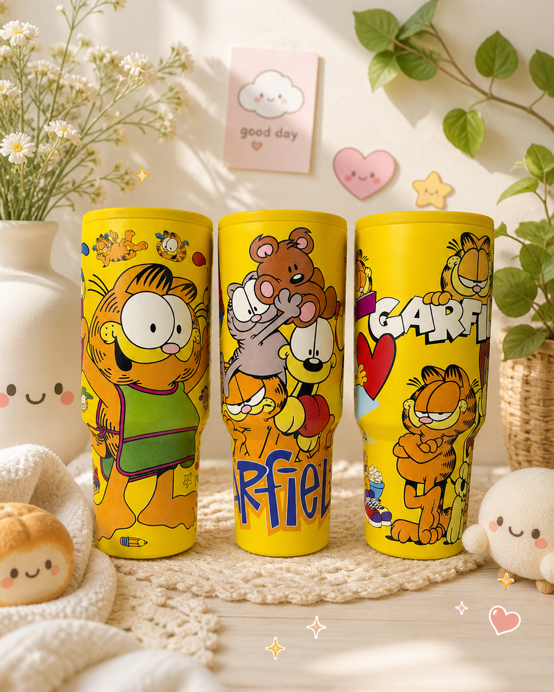 Vasos Garfield 1000 ml