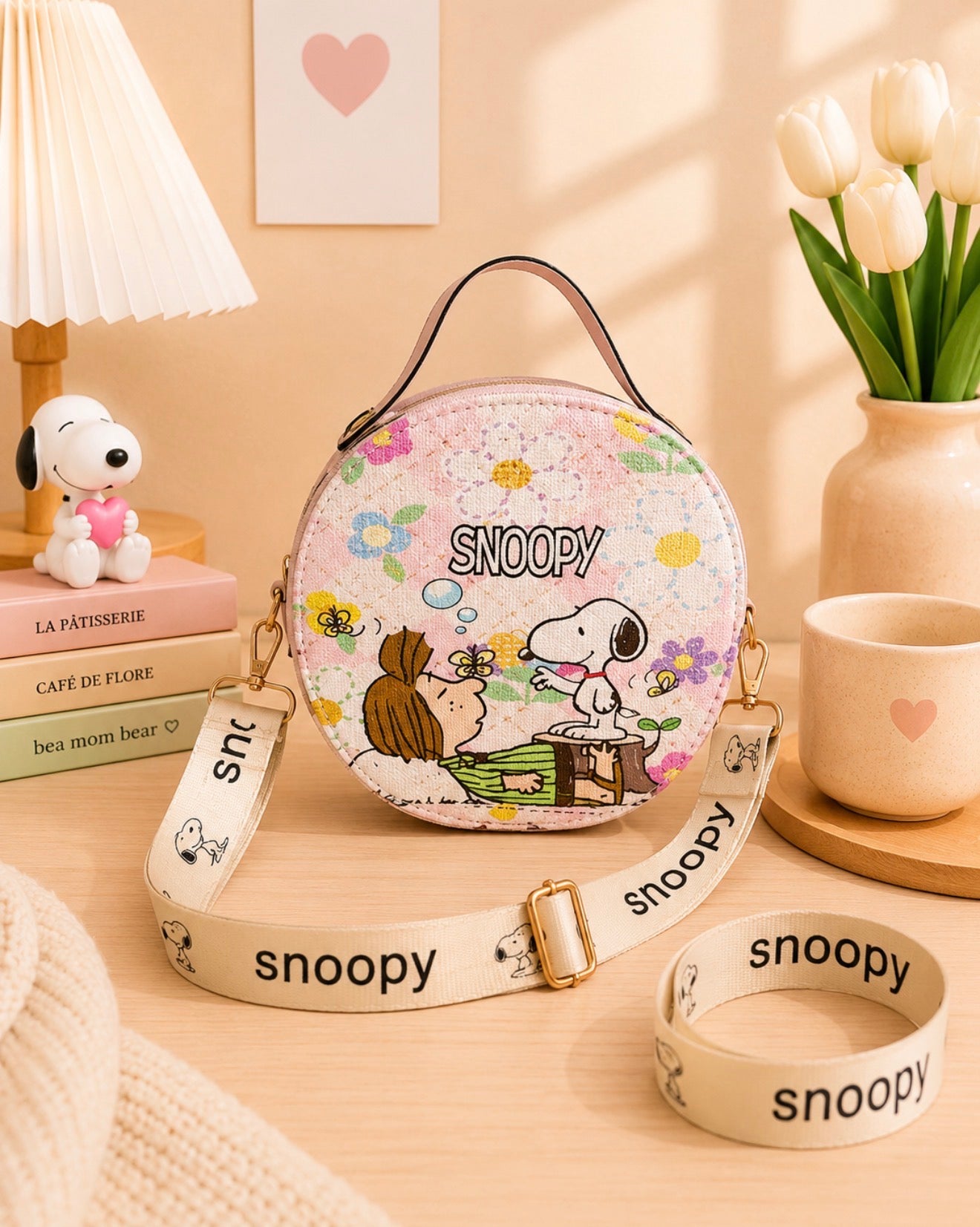 Carteras Redondas Snoopy