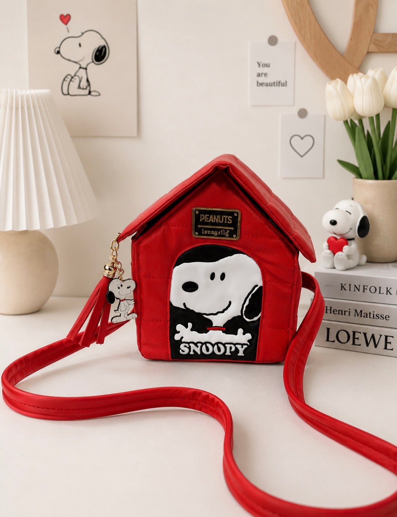 Cartera Snoopy Casa