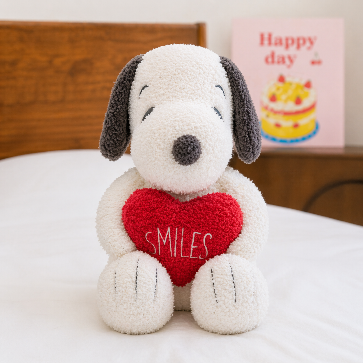 Peluche Snoopy con Corazón – 50 cm