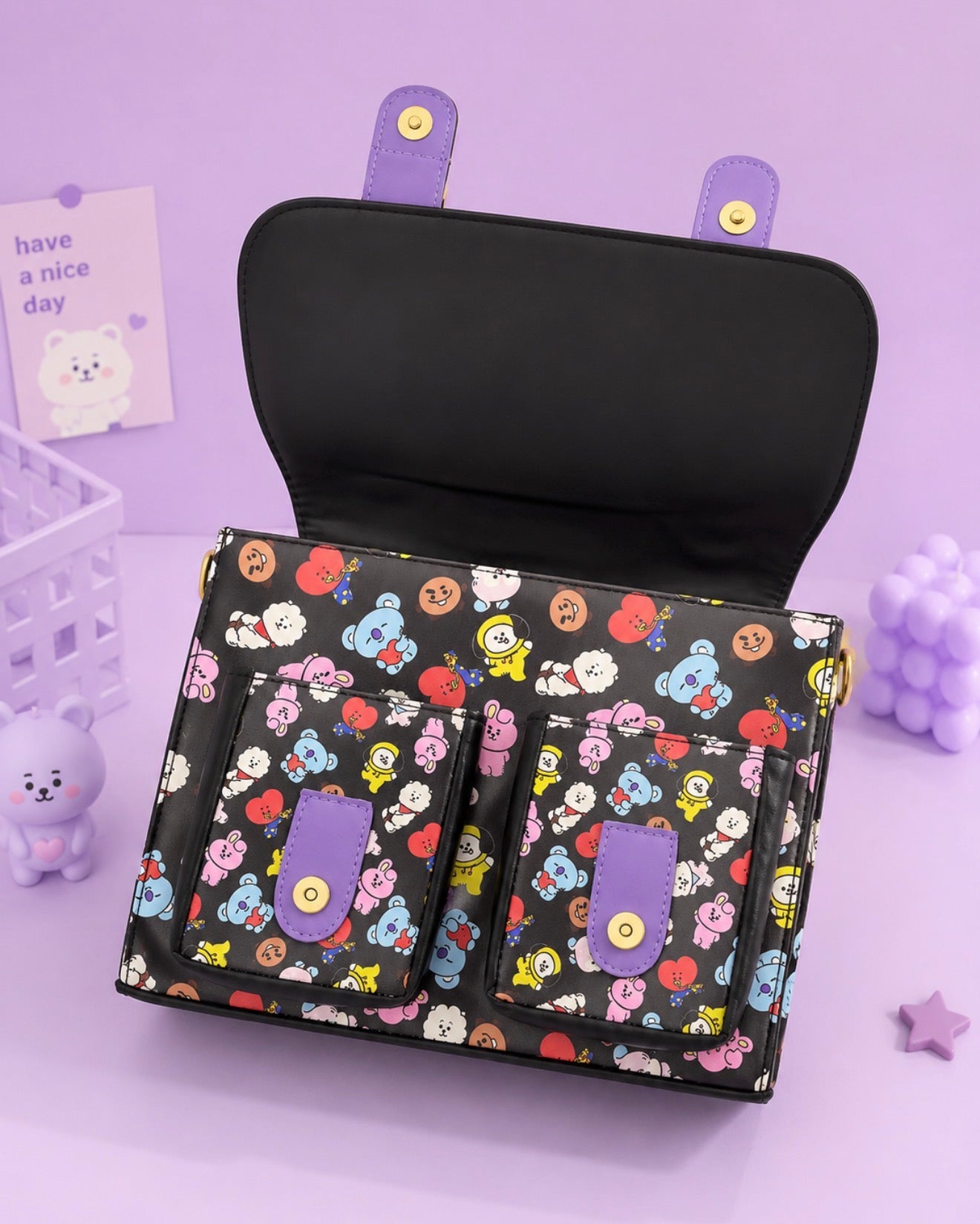 Cartera BT21 Style Crossbody