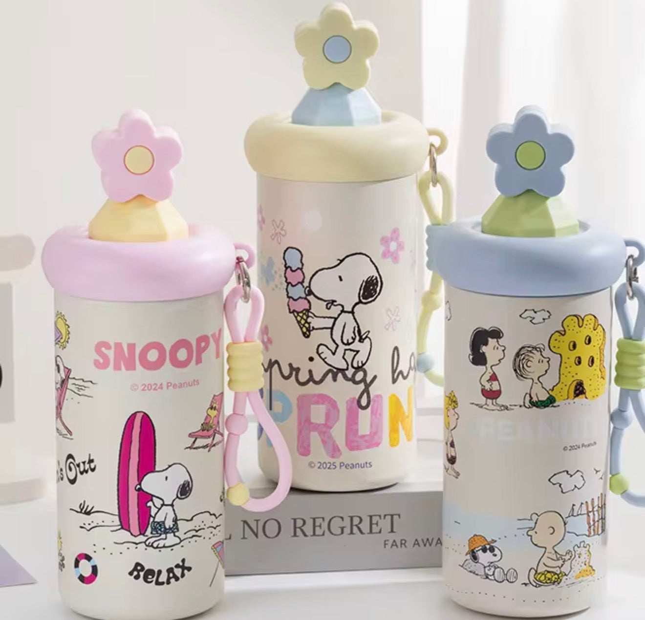 Vaso Térmico Snoopy Flower 600ML