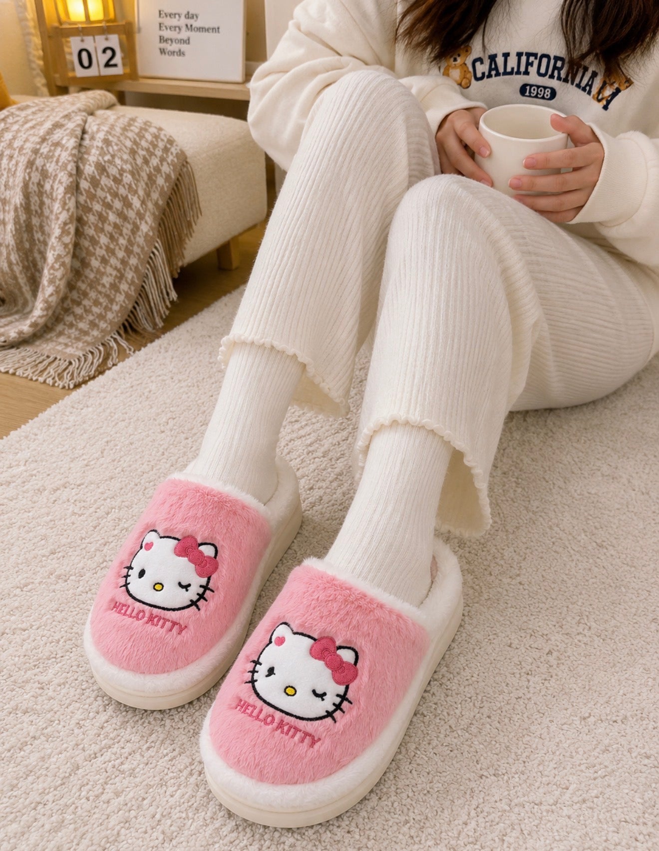 Pantuflas Kawaii Afelpadas