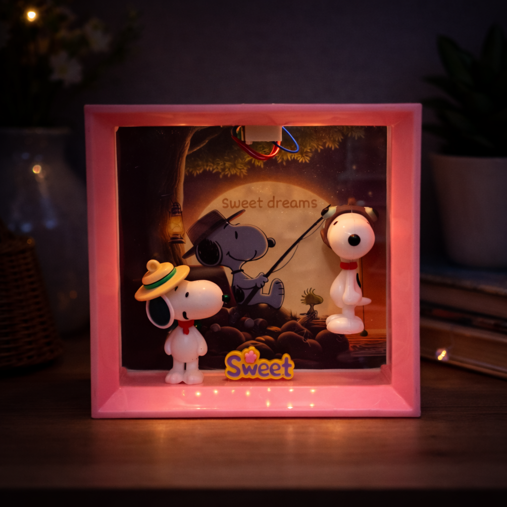 💡 Lámpara Decorativa Snoopy