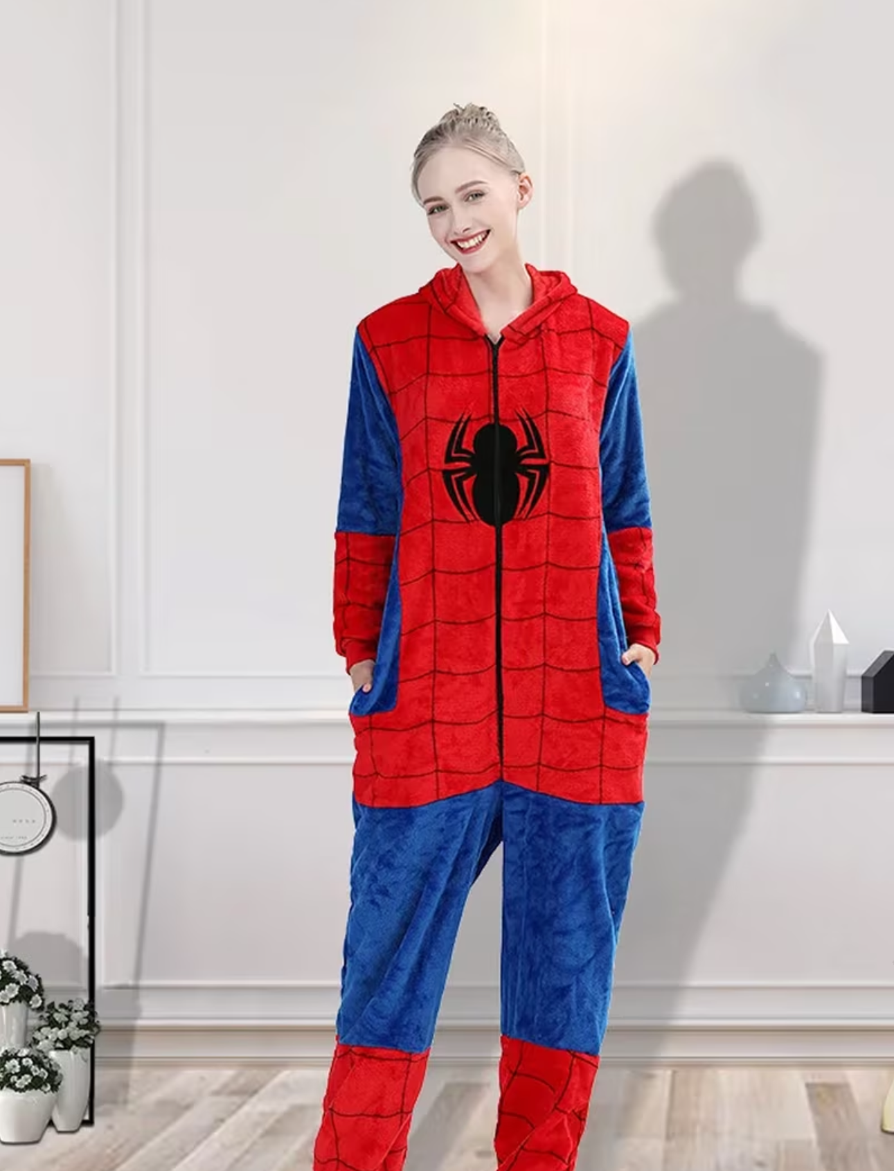 Pijama Completa Spiderman (Tipo Onesie)