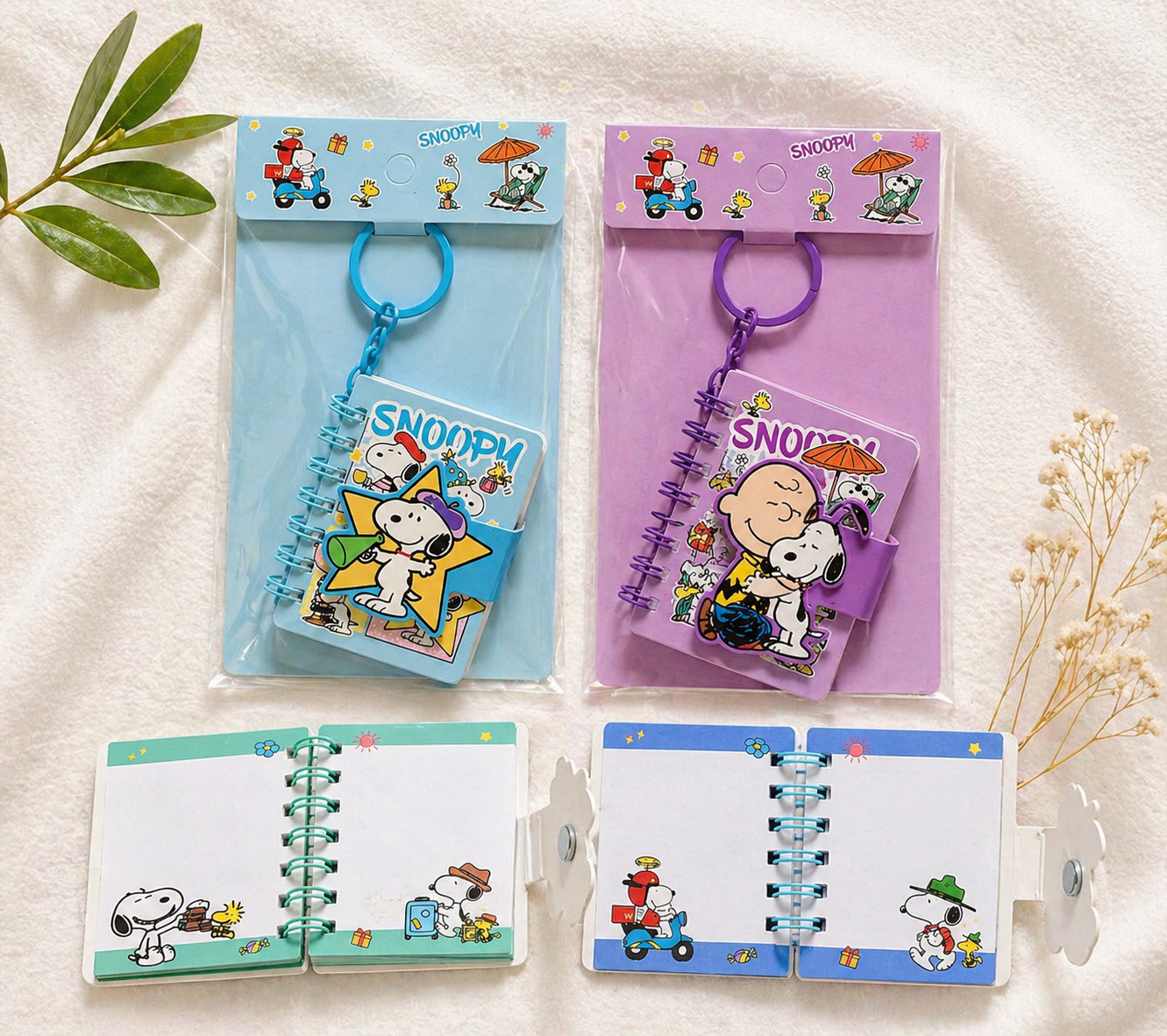 Llavero Libreta Kawaii Snoopy