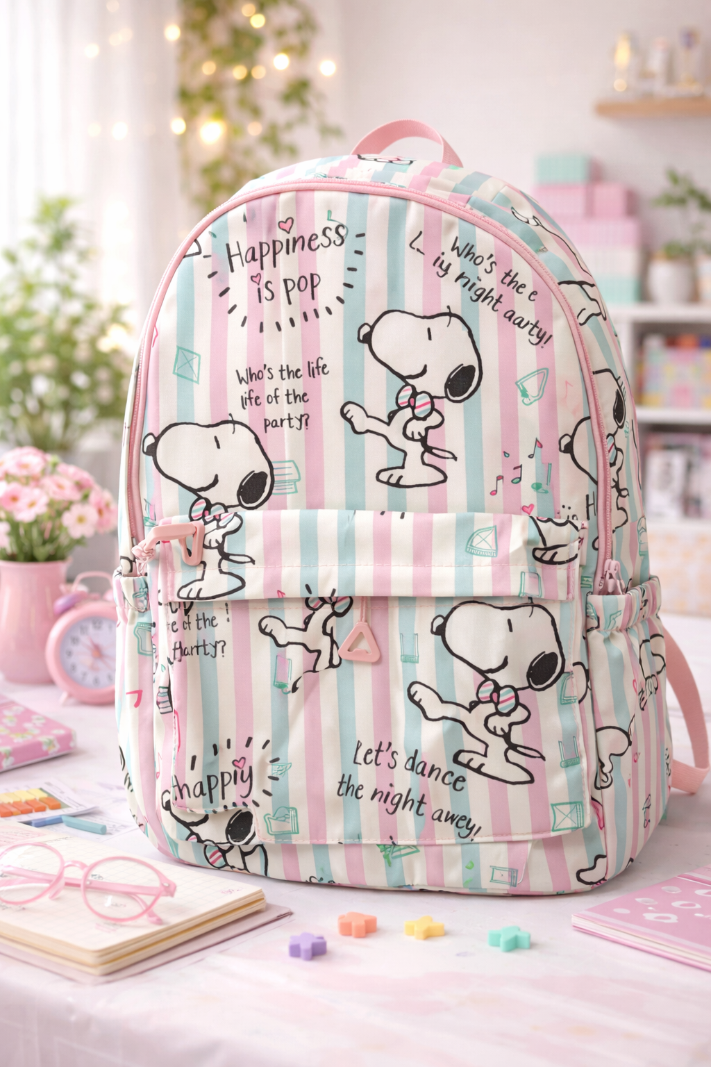 🎒💙 Mochilas Snoopy tamaño oficio