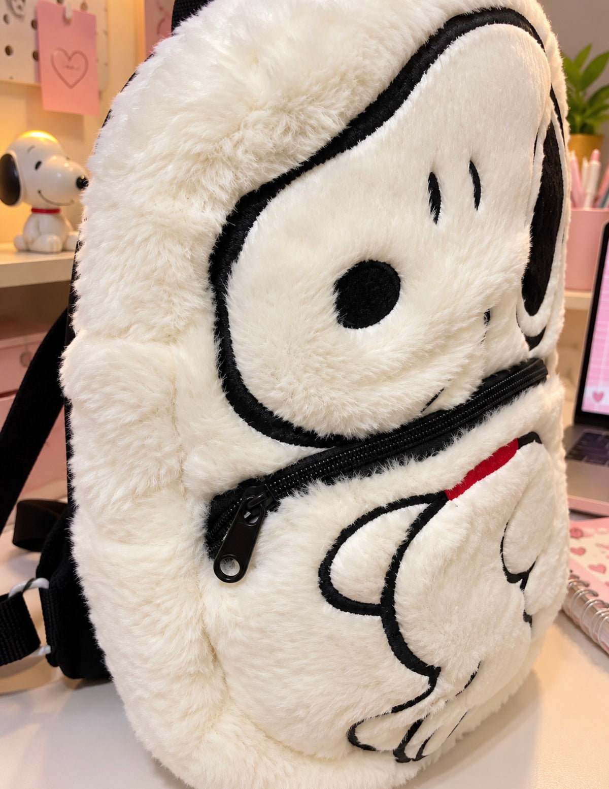 Mochila de Peluche Snoopy Kawaii