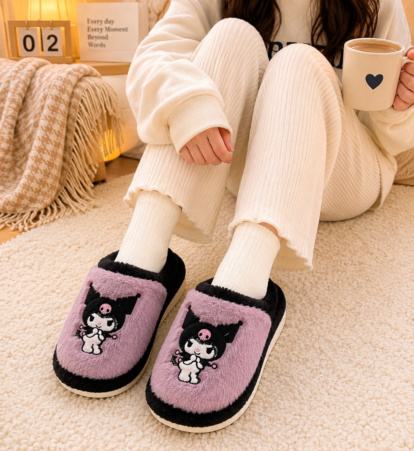 Pantuflas Kawaii Afelpadas