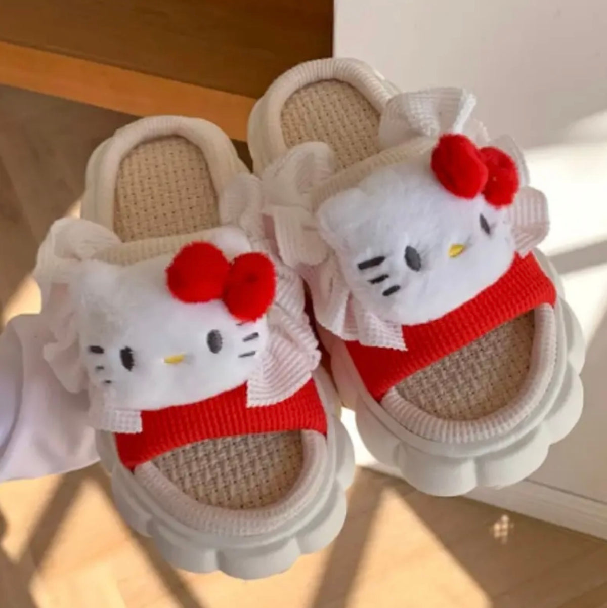 Pantuflas Kawaii Hello Kitty & Kuromi