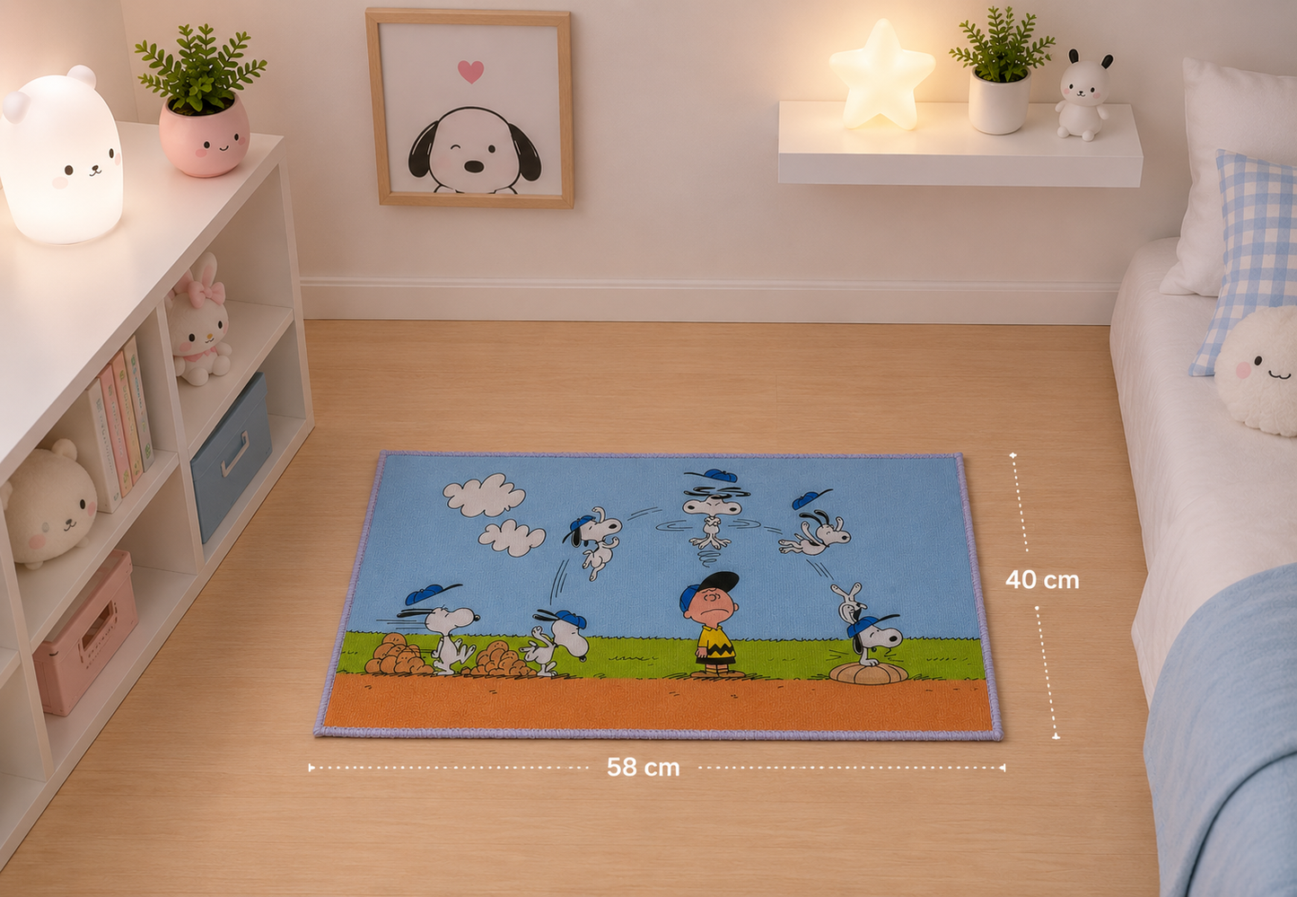 Alfombra Kawaii Snoopy