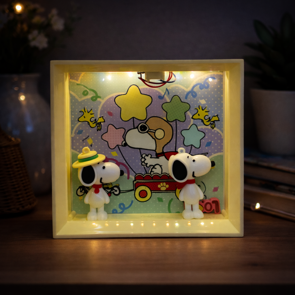 💡 Lámpara Decorativa Snoopy