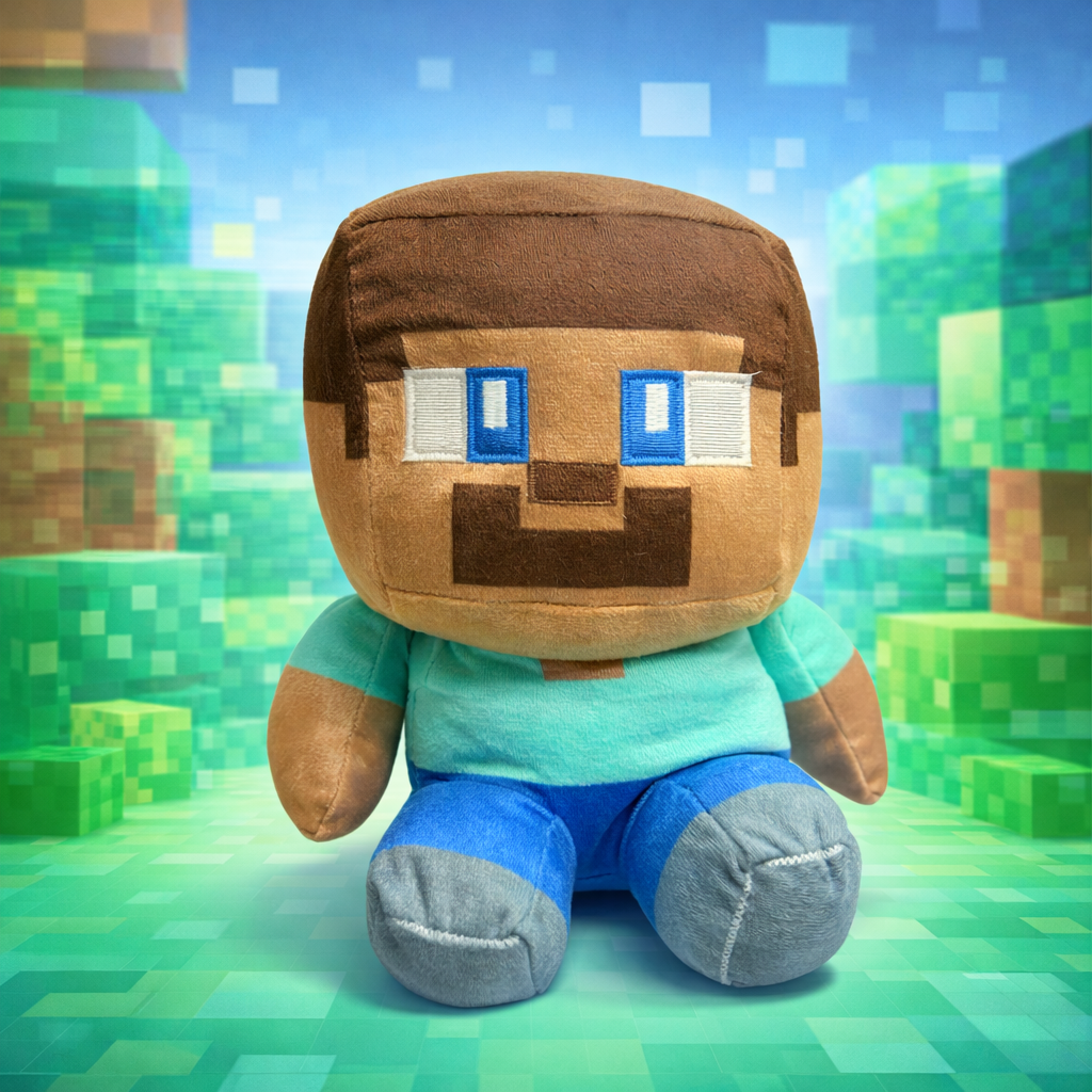 🎮🧸 Peluche Minecraft 25 cm