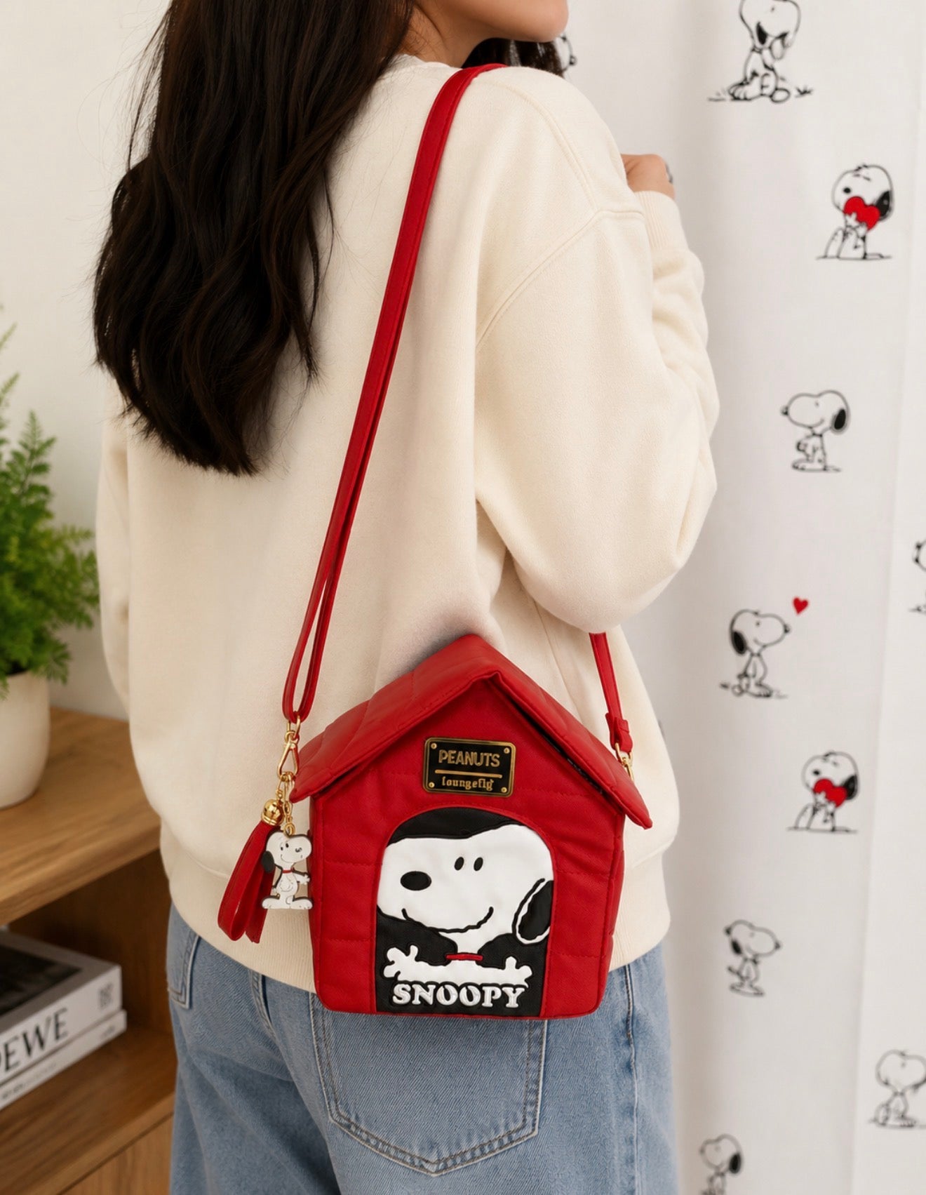 Cartera Snoopy Casa