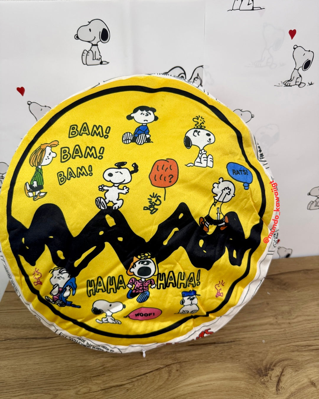 Almohadones Redondos Snoopy