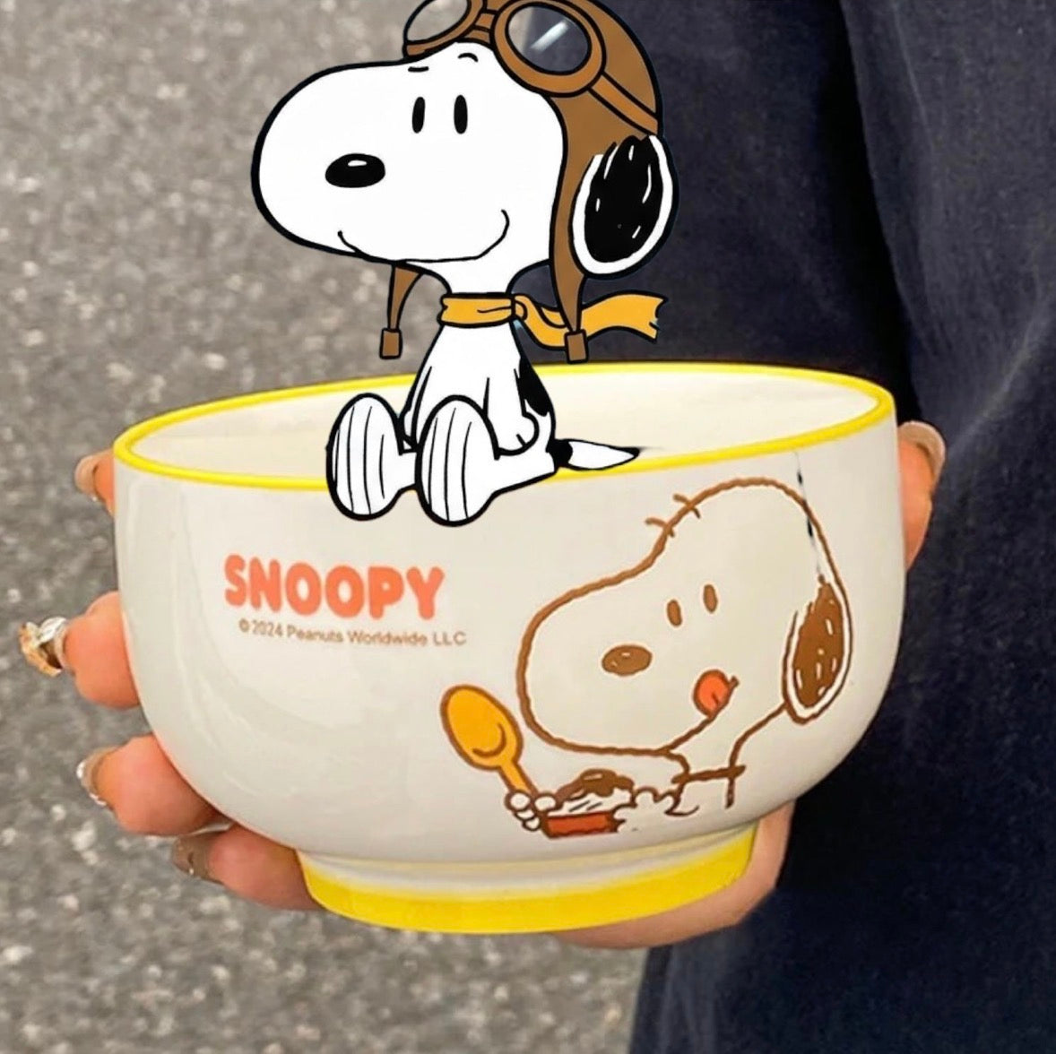 Set de 4 Tazones Snoopy con Caja de Regalo