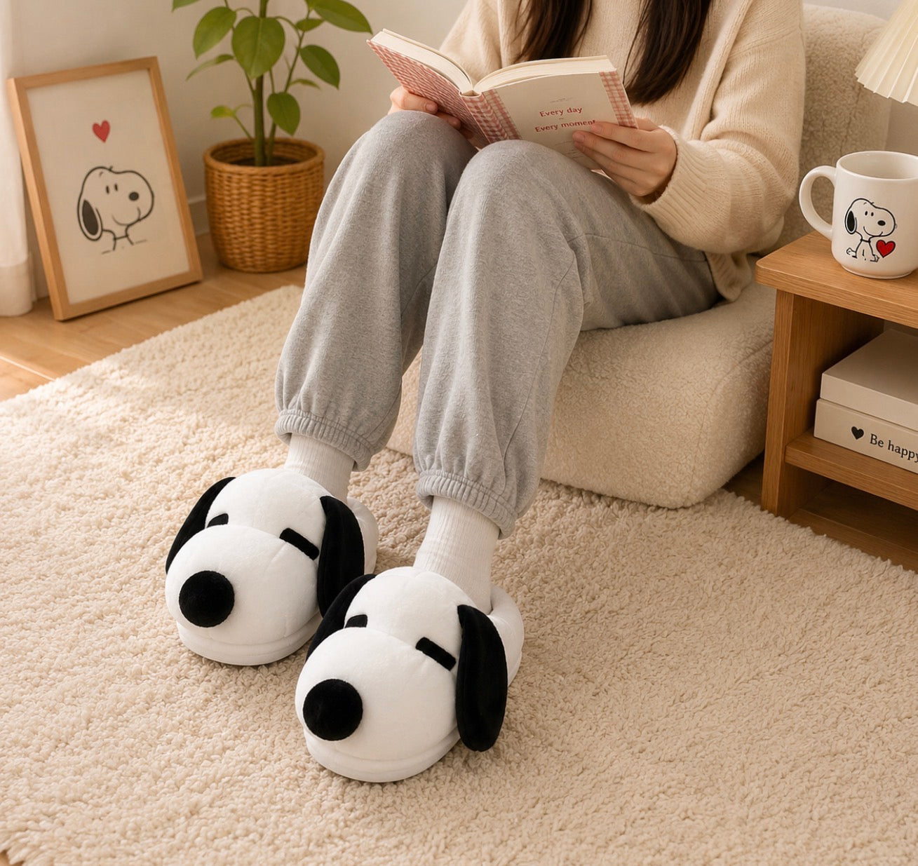 Pantuflas Snoopy Unitalla
