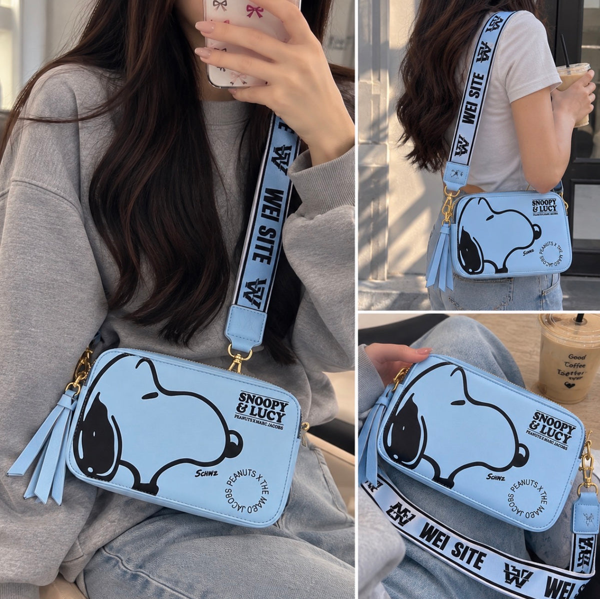 Camera Bag Snoopy & Lucy