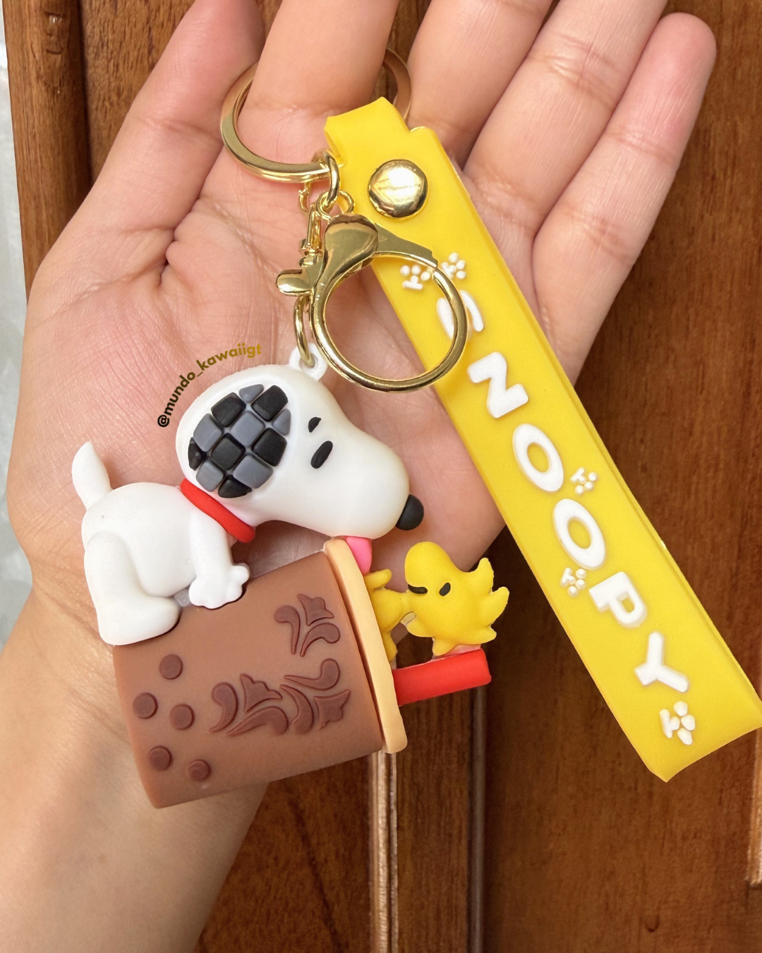 Llaveros Snoopy goma