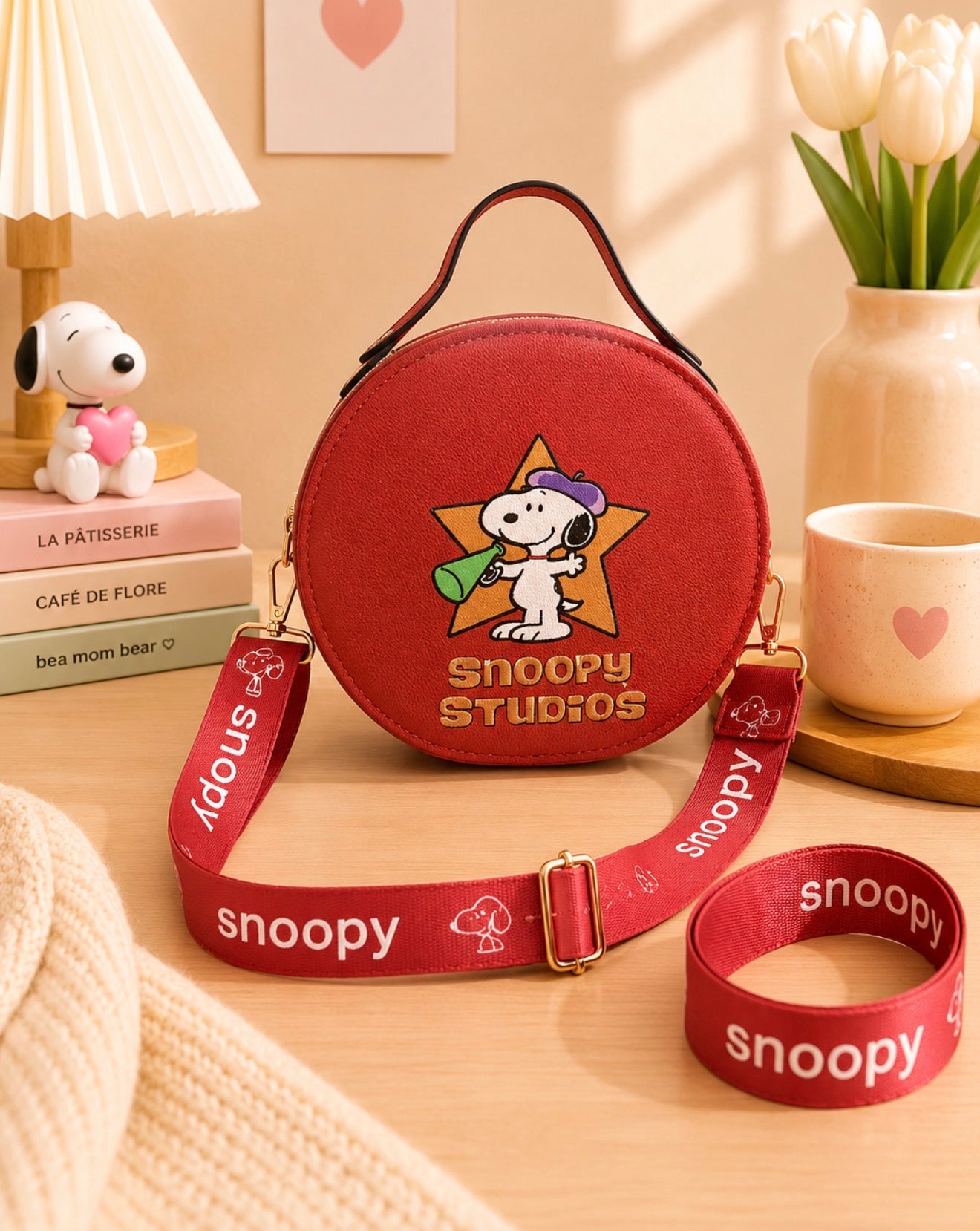 Carteras Redondas Snoopy