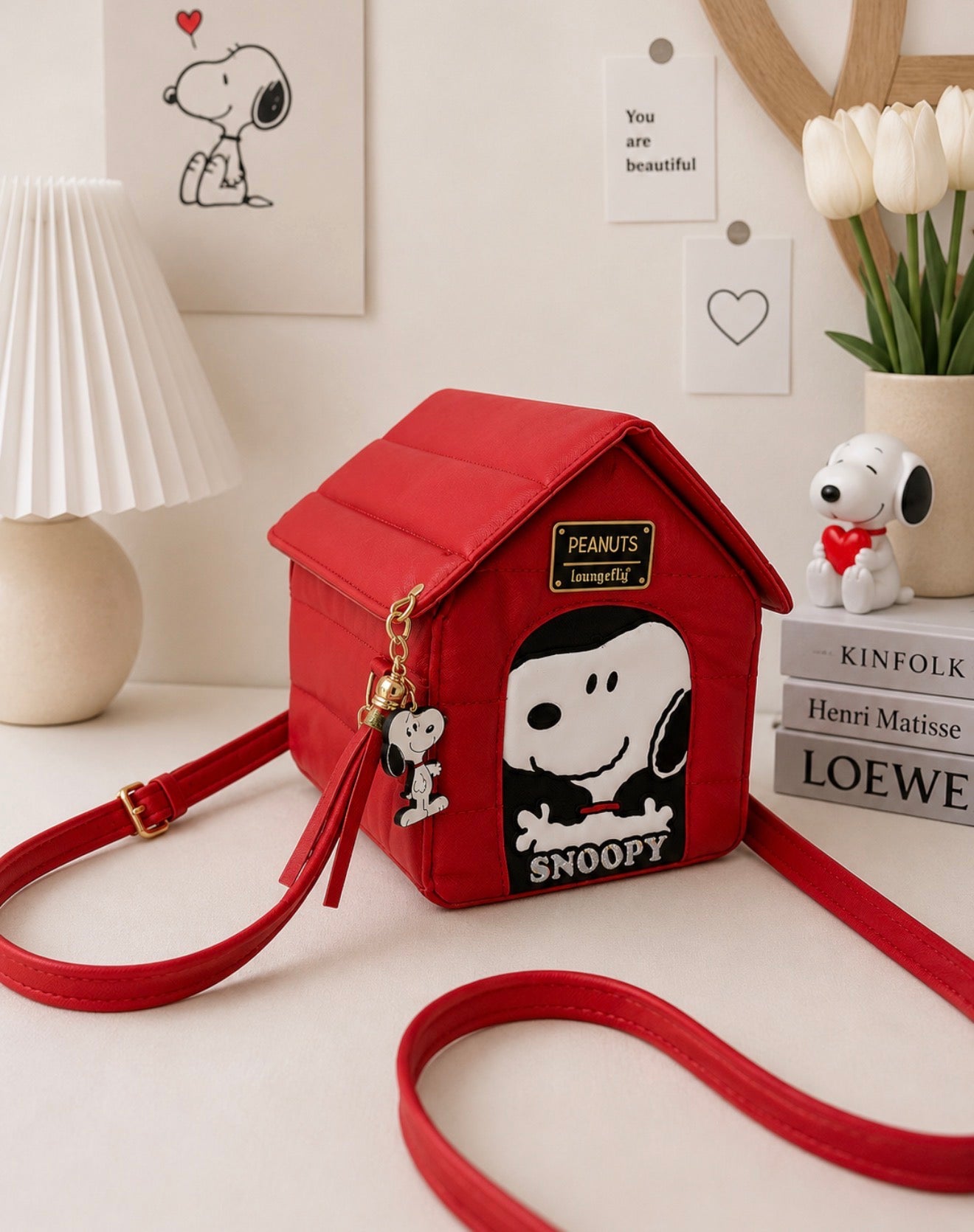 Cartera Snoopy Casa