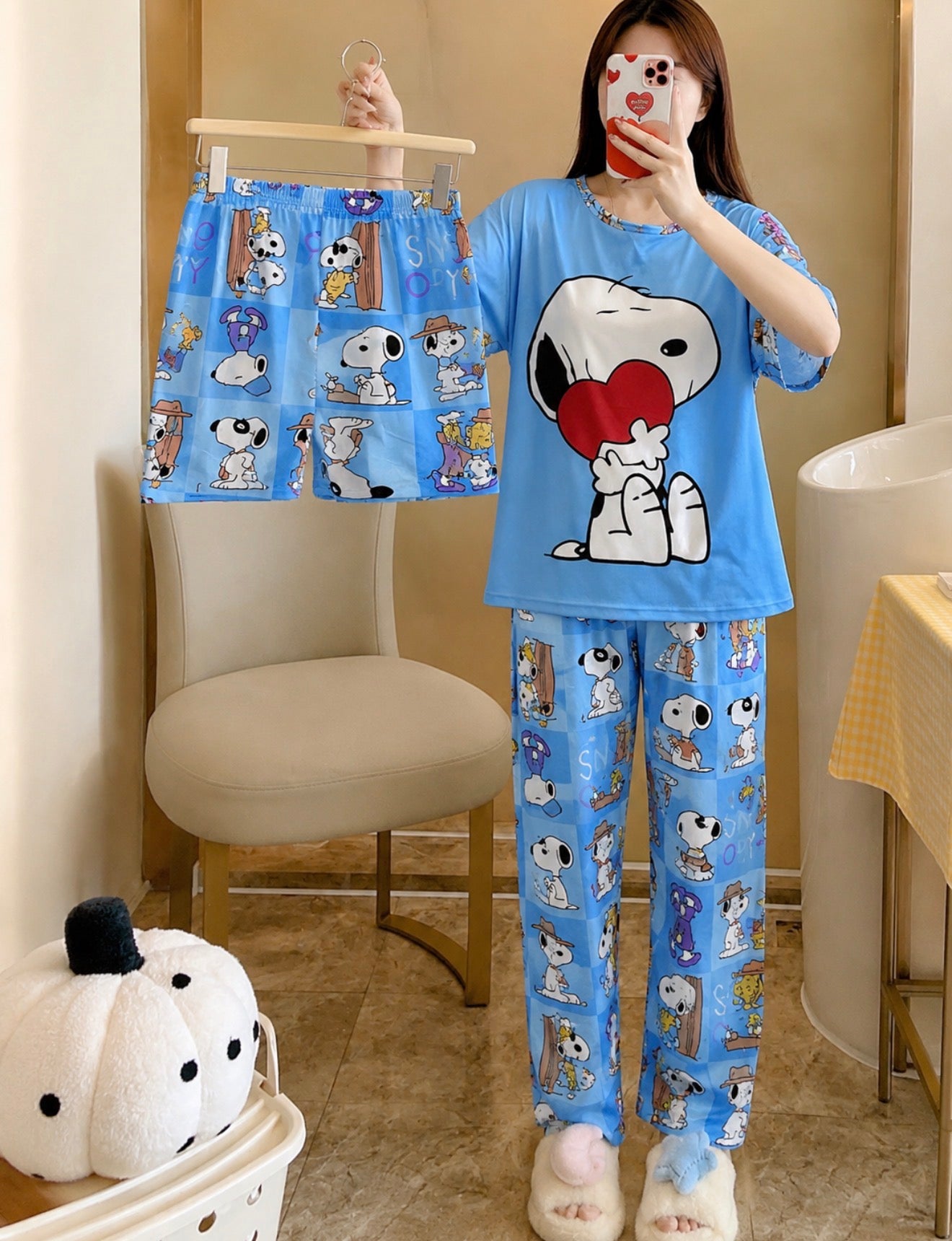 Pijama Snoopy 3 Piezas – Comodidad para todo el año