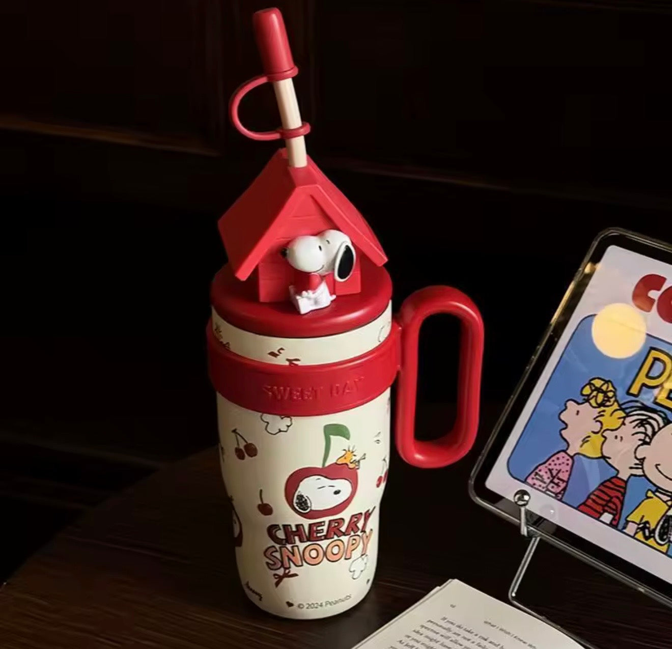 Vaso Térmico Snoopy con Filtro 800ml