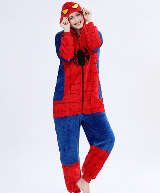 Pijama Completa Spiderman (Tipo Onesie)