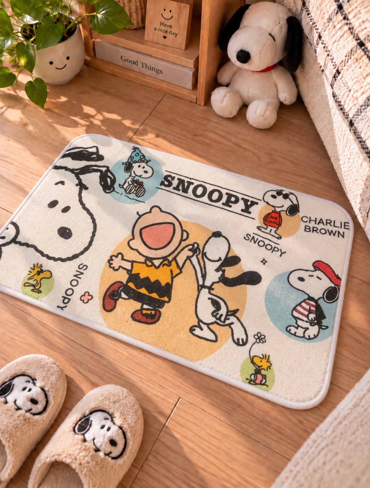 Alfombra Snoopy Kawaii 55 × 38 cm