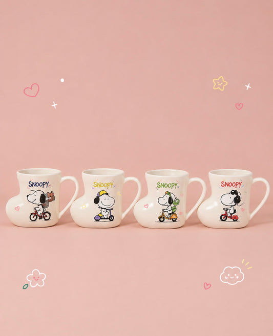 Tazas Snoopy Scooter