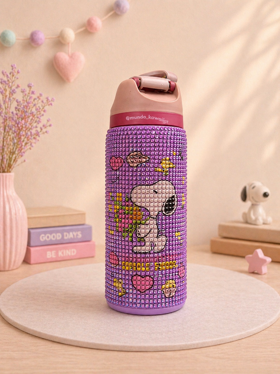 Botellas Térmicas Bling Kawaii Snoopy