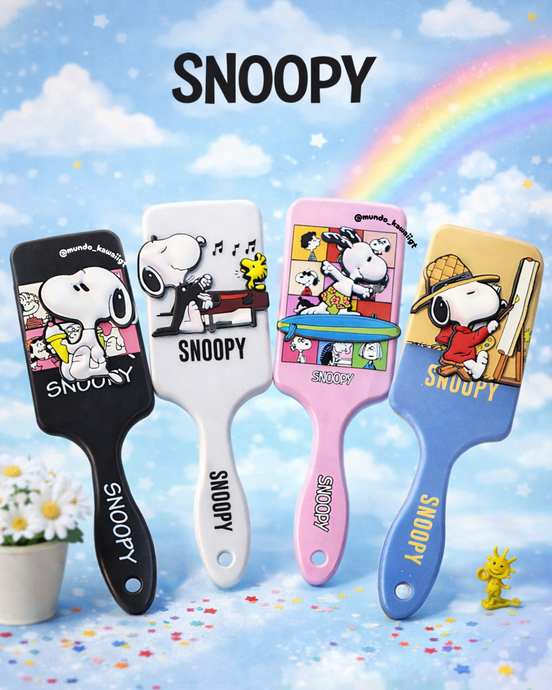 Cepillo Snoopy Kawaii
