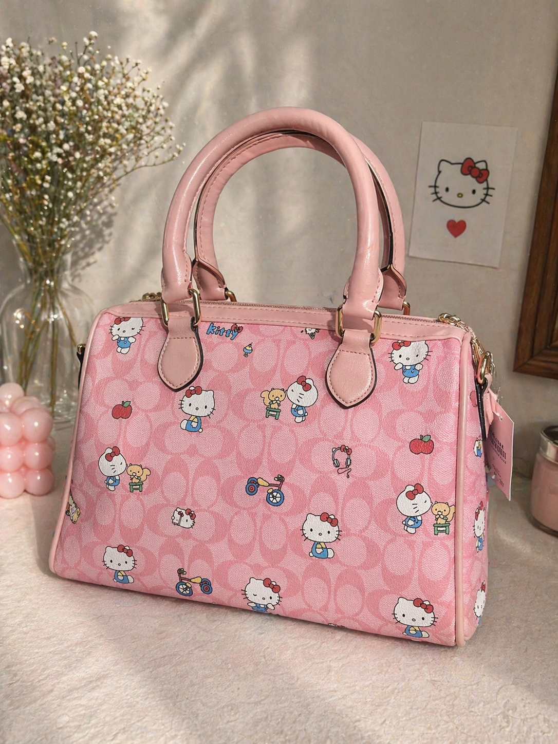 Cartera Kawaii Estilo Hello Kitty
