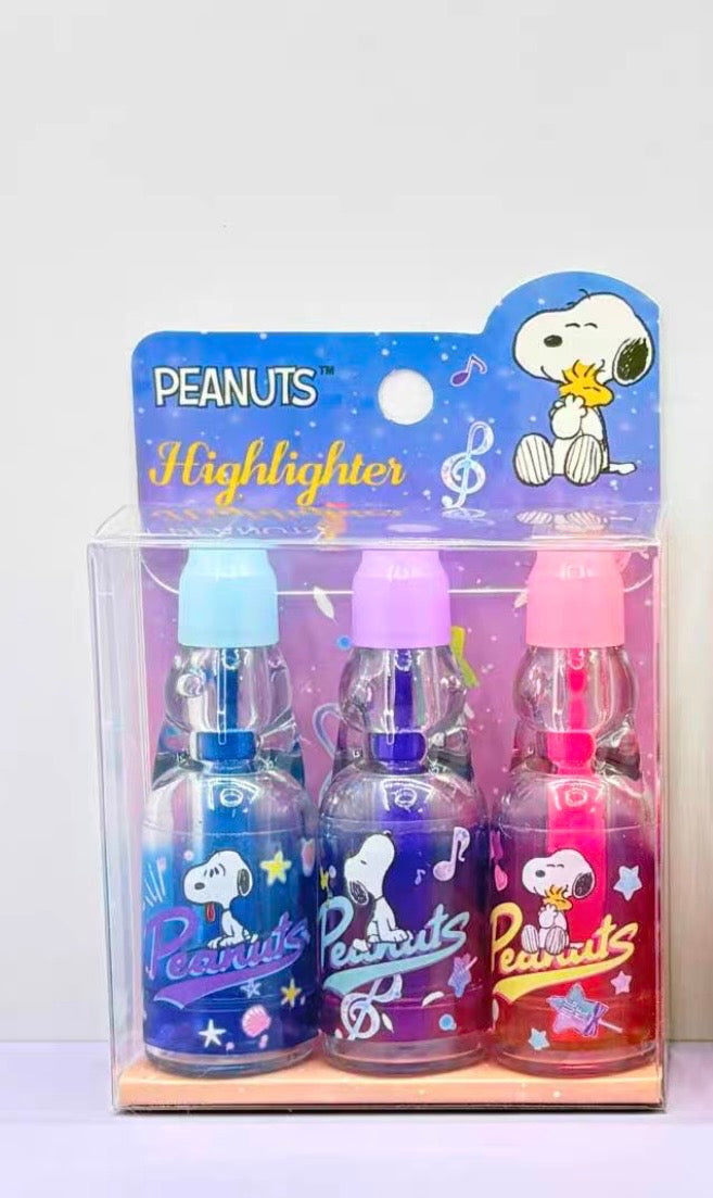 Resaltadores Snoopy – Pack de 3 (con caja)