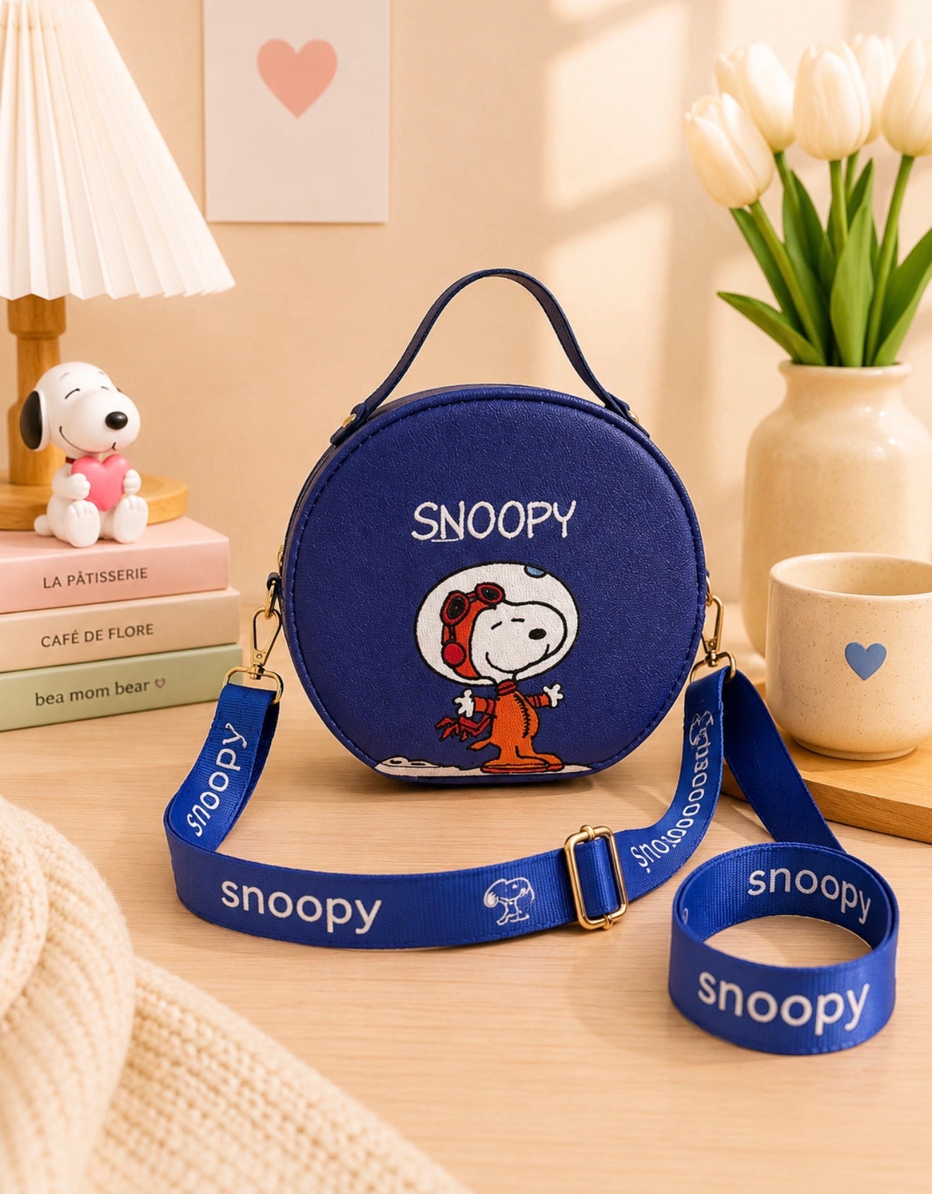 Carteras Redondas Snoopy