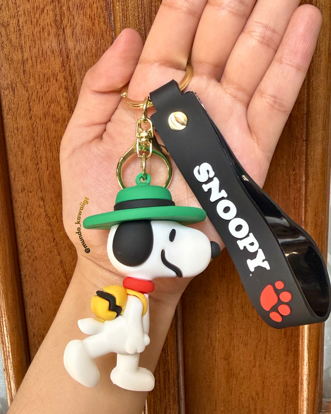 Llaveros Snoopy goma
