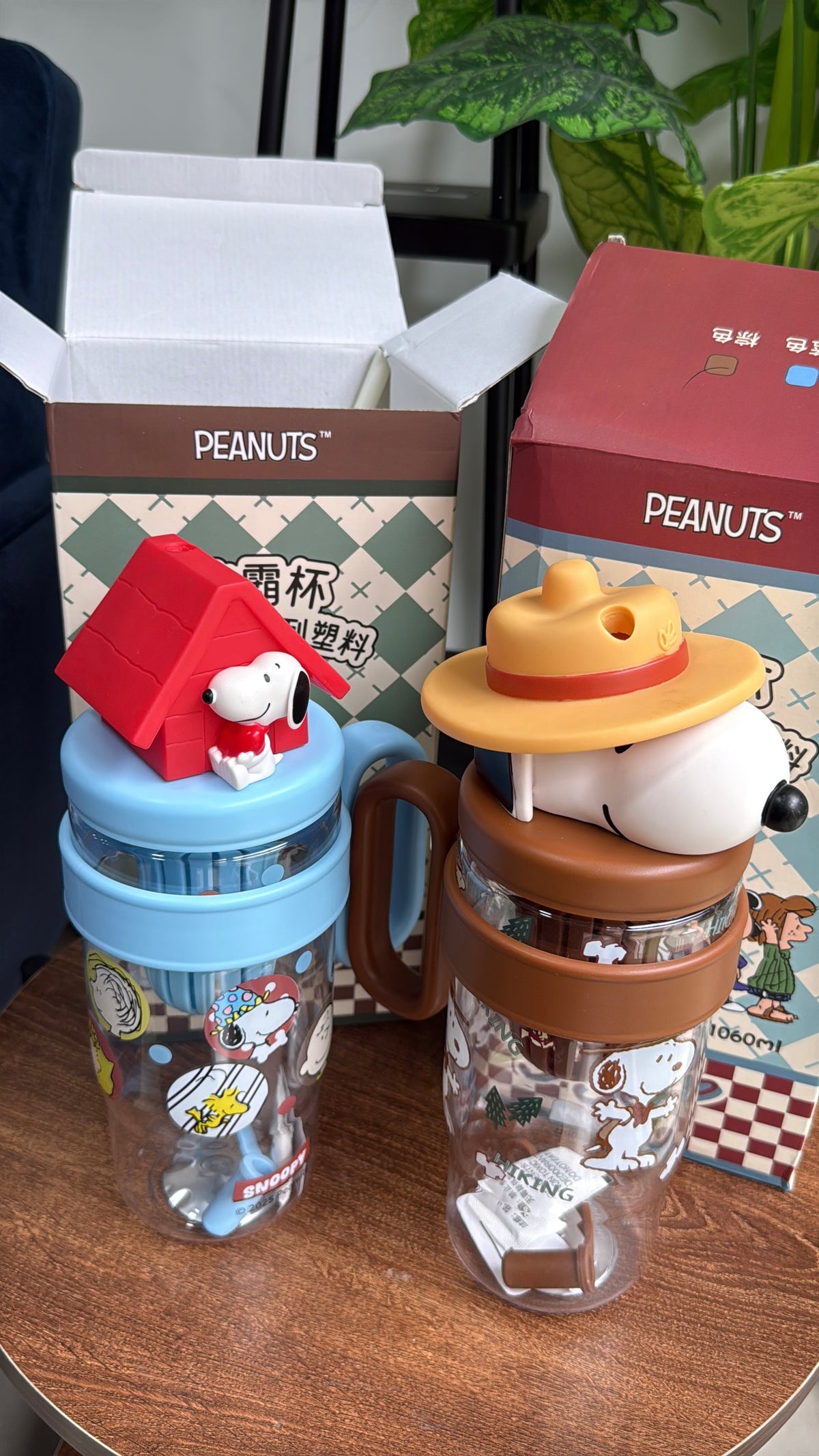 Vaso Snoopy con Pajilla y Asa – 1060 ml