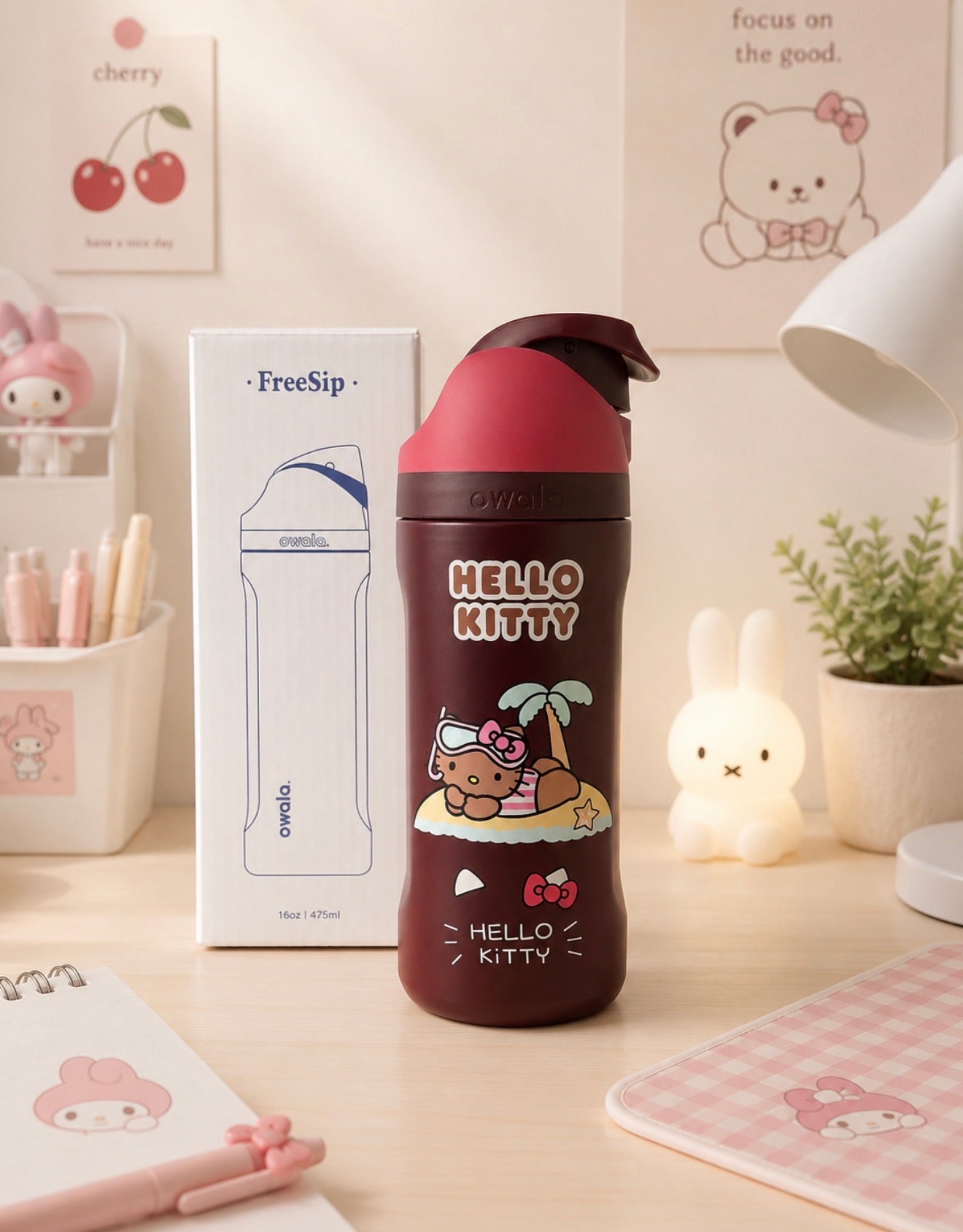 Termo Tipo Owala Hello Kitty 16 oz (473 ml)