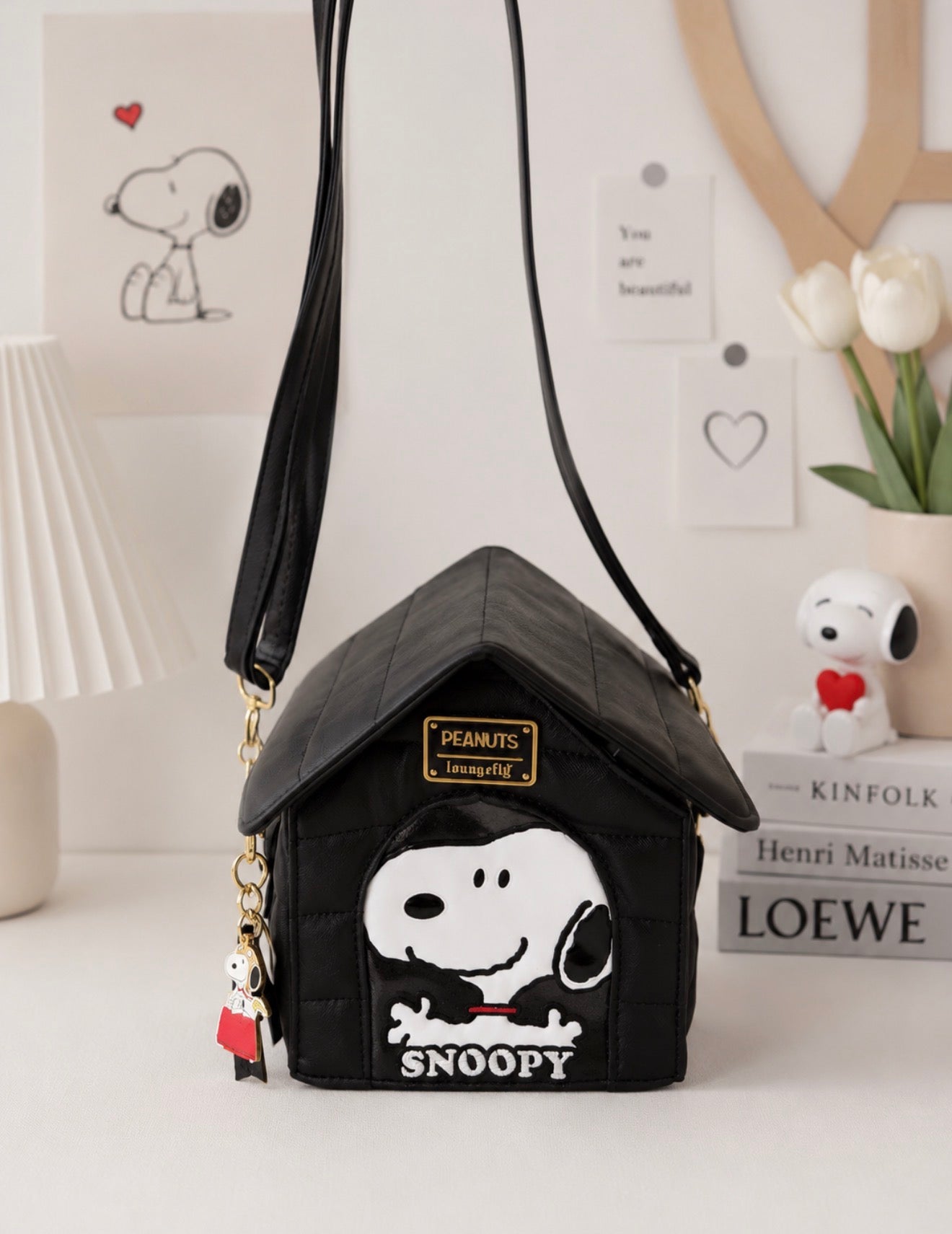 Cartera Snoopy Casa