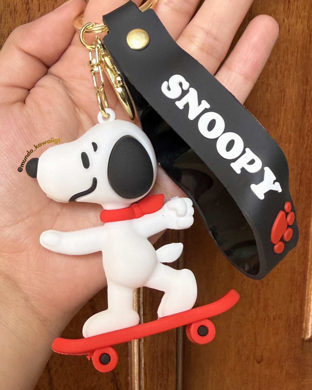 Llaveros Snoopy goma