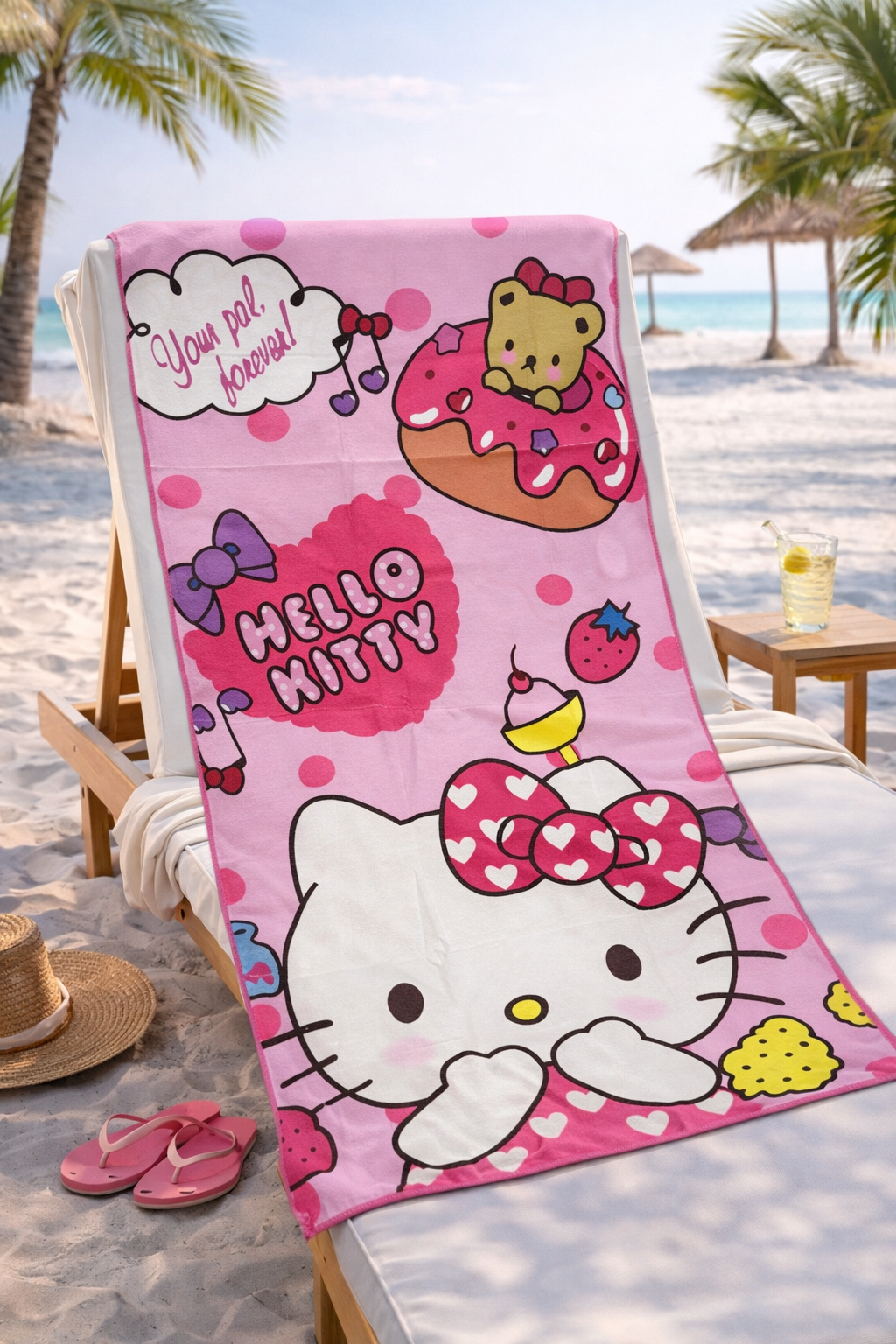 🧺 Toallas de microfibra Hello Kitty