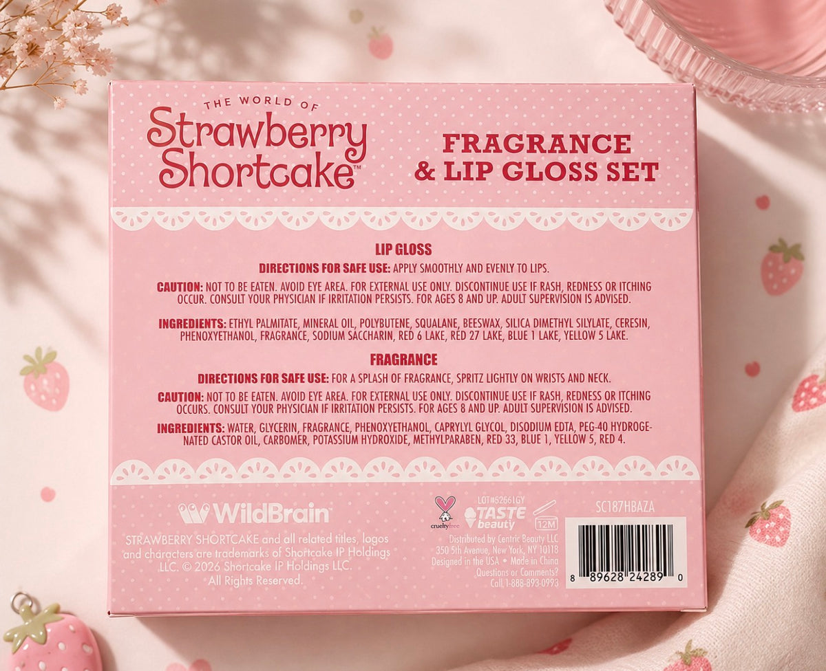 Set Strawberry Shortcake de Fragancia + Lip Gloss