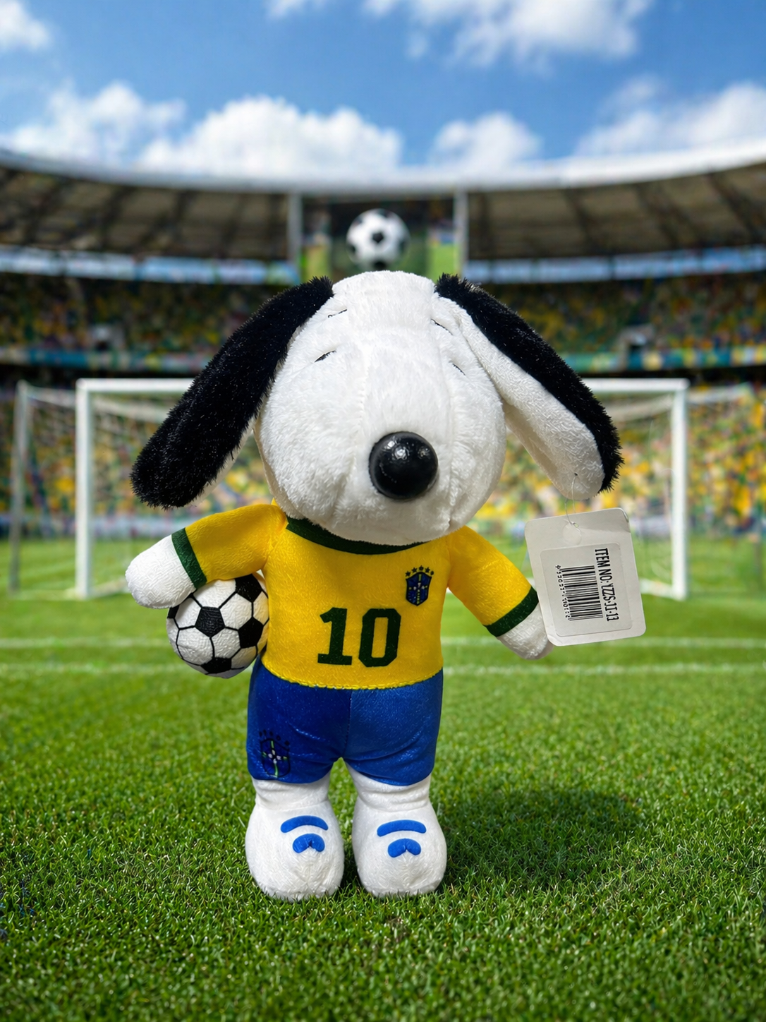 Peluche Snoopy Futbolero (23 cms)