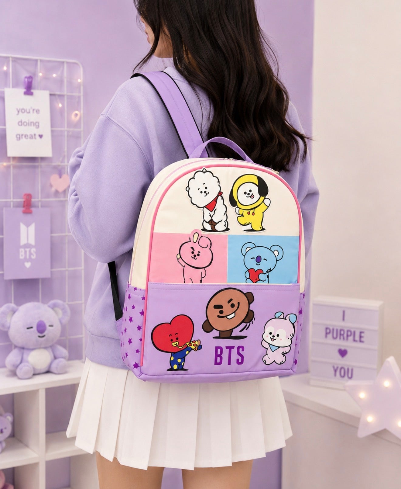 Mochila BT21 Kawaii