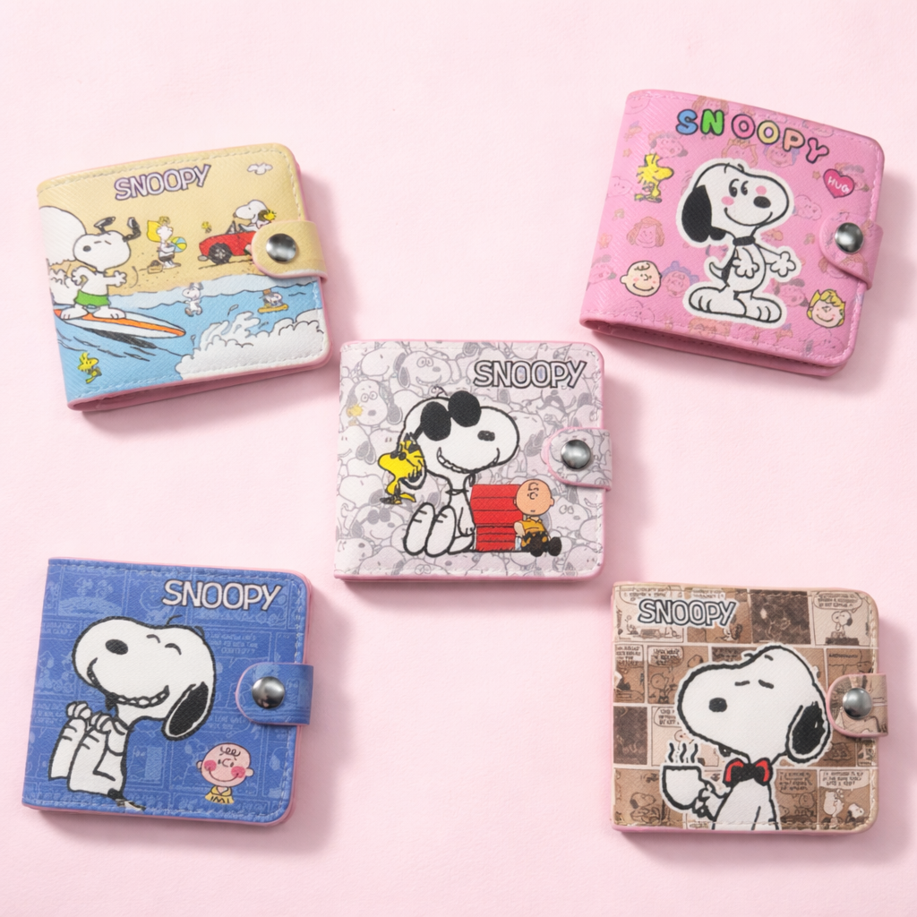 🐶💼 Billeteras Snoopy 🖤✨