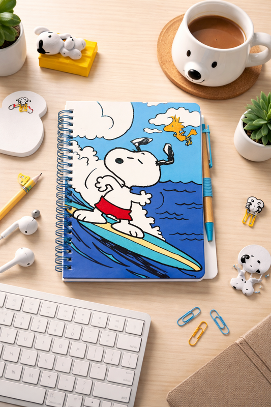 Cuaderno Snoopy con Lapicero